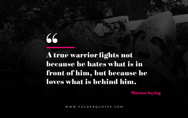 Best Warrior Quotes to Inspire a Victorious Mindset - Folderquotes