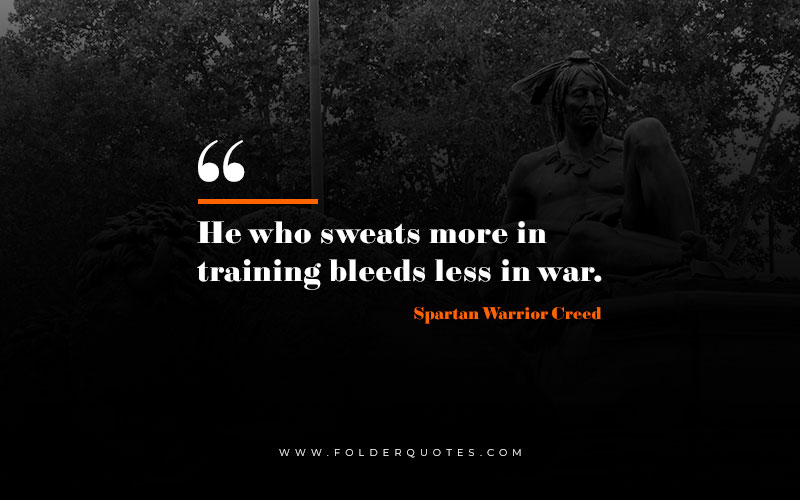  Spartan Warrior Creed Quotes